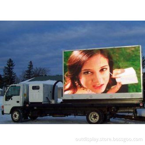 Exterior High Brightness P25mm Truck Mobile LED Display wit